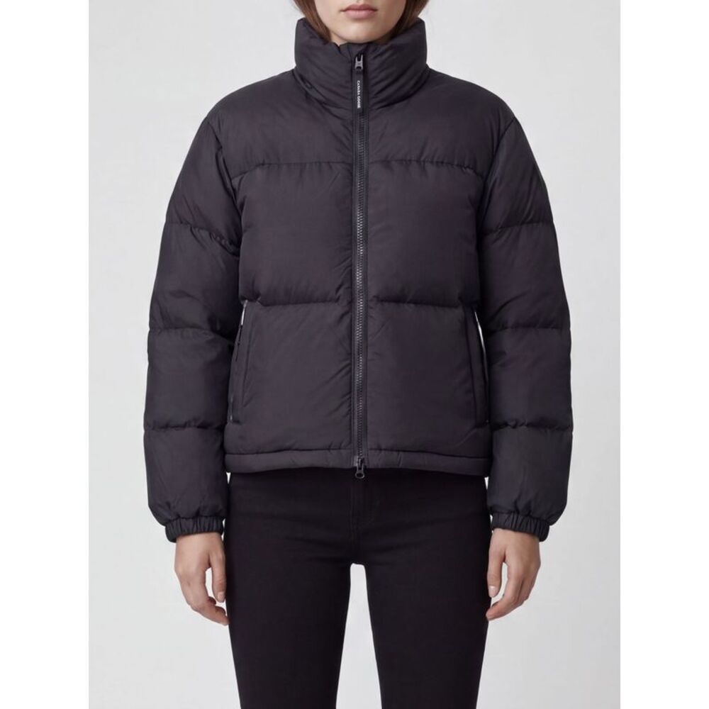 Canada Goose Women Canada Goose Fallon Relaxed Fit Cropped Nylon Down Jacket